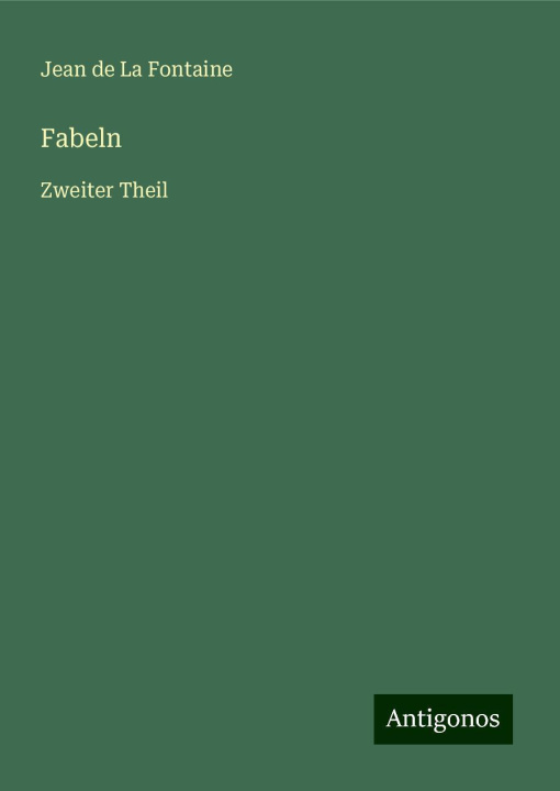 Knjiga Fabeln Jean de La Fontaine