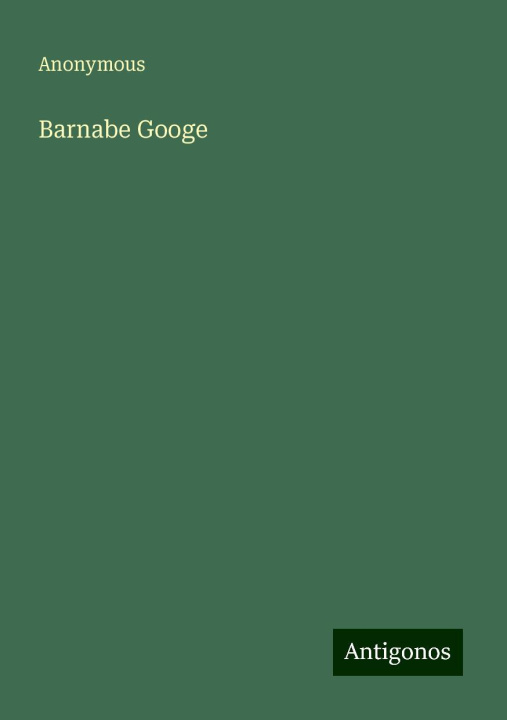 Knjiga Barnabe Googe 