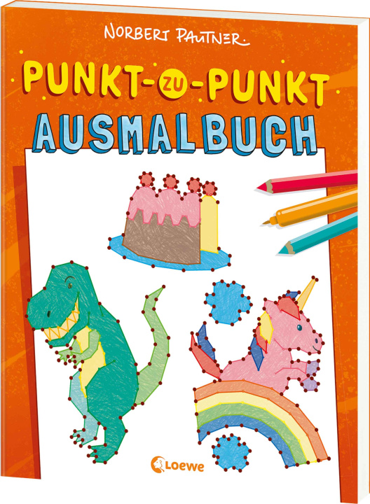 Książka Punkt-zu-Punkt-Ausmalbuch (orange) Norbert Pautner