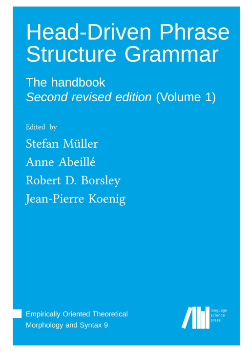 Book Head-Driven Phrase Structure Grammar Anne Abeillé