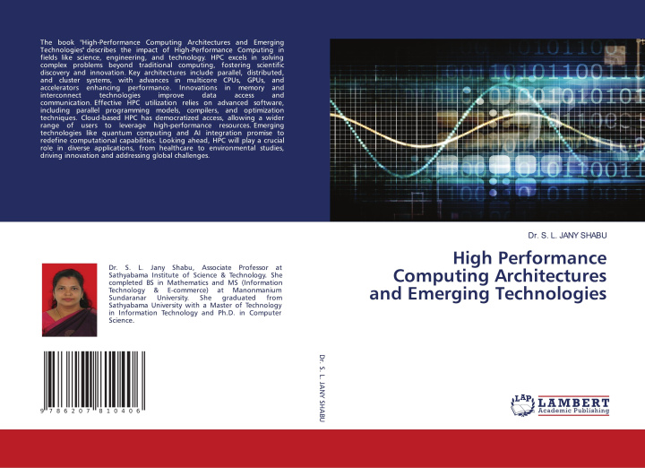Knjiga High Performance Computing Architectures and Emerging Technologies Dr. S. L. Jany Shabu