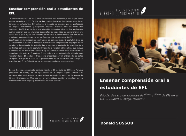 Knjiga Ense?ar comprensión oral a estudiantes de EFL 