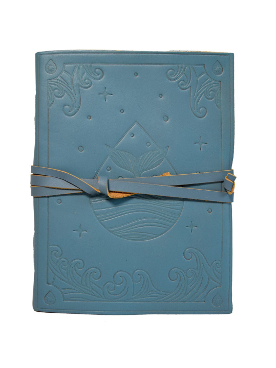 Knjiga Grimoire en cuir Elément Eau 