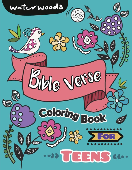 Livre Bible Verse Coloring Book for Teens Waterwoods Media