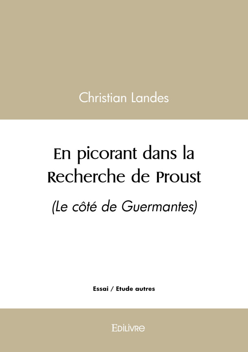 Kniha En picorant dans la Recherche de Proust Landes