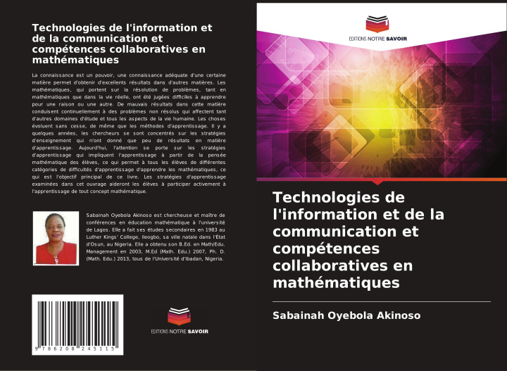 Knjiga Technologies de l'information et de la communication et compétences collaboratives en mathématiques Sabainah Oyebola Akinoso
