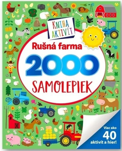 Książka Rušná farma 2000 samolepiek 
