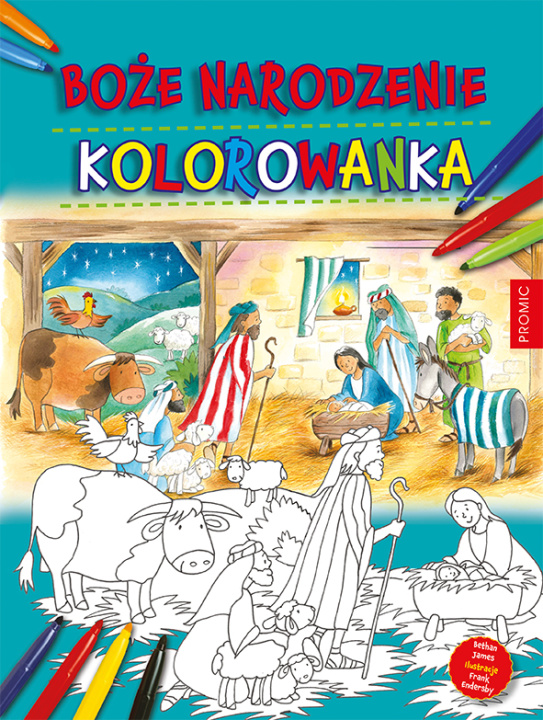 Książka Boże Narodzenie. Kolorowanka Bethan James