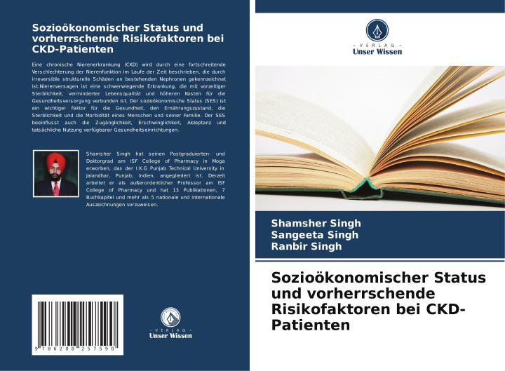 Livro Sozioökonomischer Status und vorherrschende Risikofaktoren bei CKD-Patienten Shamsher Singh