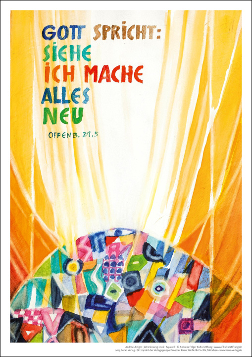 Igra/Igrača Jahreslosung Andreas Felger 2026, Kunstdruck A3 Andreas Felger
