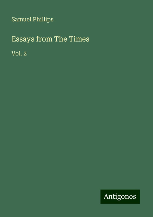 Knjiga Essays from The Times 