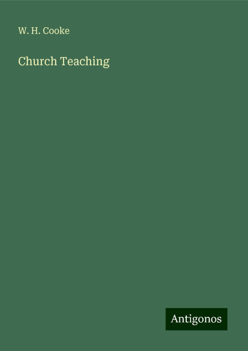 Knjiga Church Teaching 