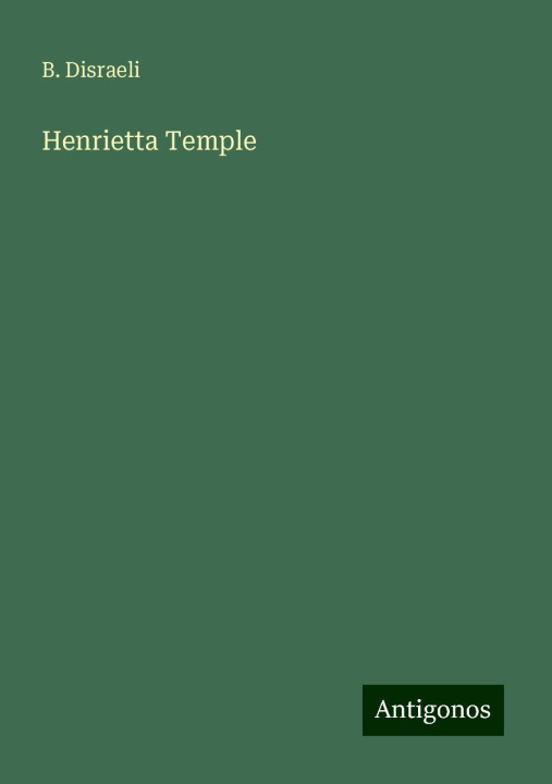 Книга Henrietta Temple 
