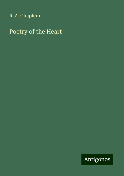 Knjiga Poetry of the Heart 