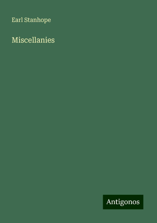 Knjiga Miscellanies 