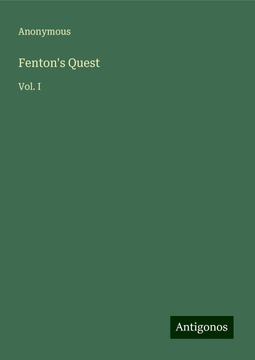 Книга Fenton's Quest 