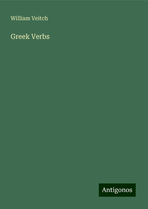 Knjiga Greek Verbs 