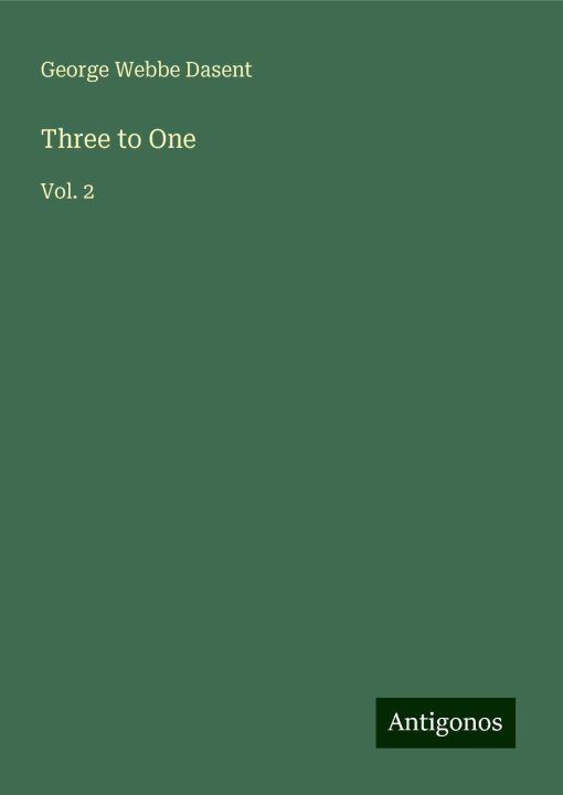 Knjiga Three to One 