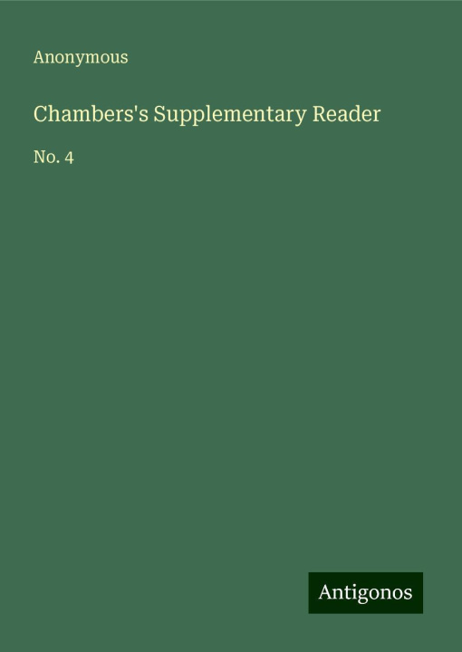 Knjiga Chambers's Supplementary Reader 