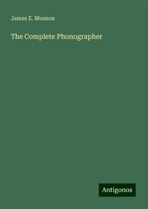 Knjiga The Complete Phonographer 