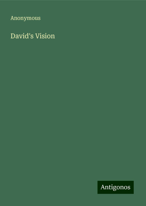 Knjiga David's Vision 