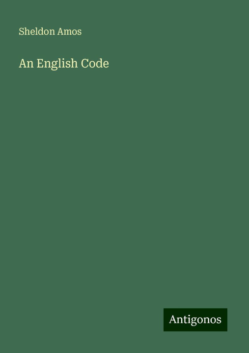 Knjiga An English Code 