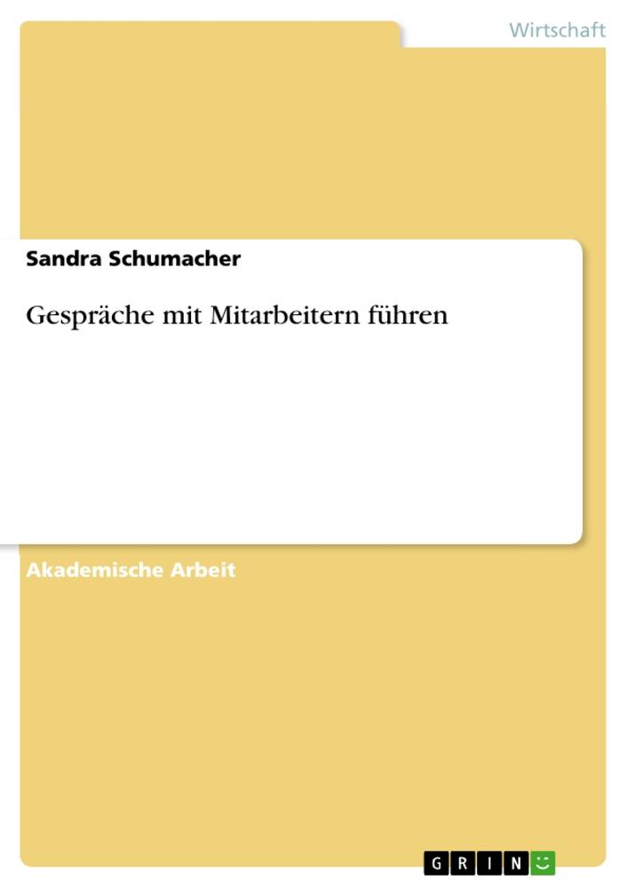 Knjiga Gespräche mit Mitarbeitern führen 