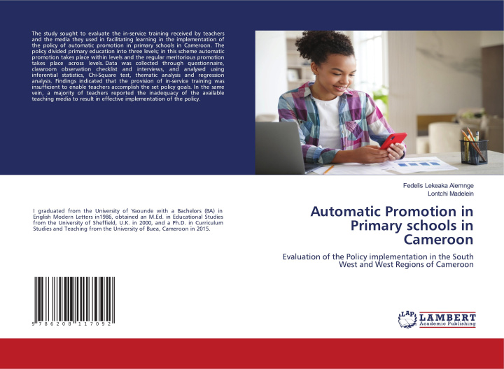 Livro Automatic Promotion in Primary schools in Cameroon Lontchi Madelein
