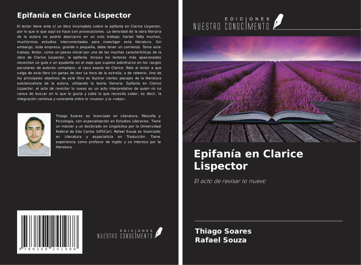 Книга Epifanía en Clarice Lispector Rafael Souza