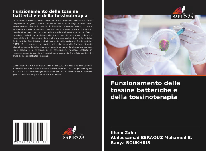 Knjiga Funzionamento delle tossine batteriche e della tossinoterapia Abdessamad BERAOUZ Mohamed B.
