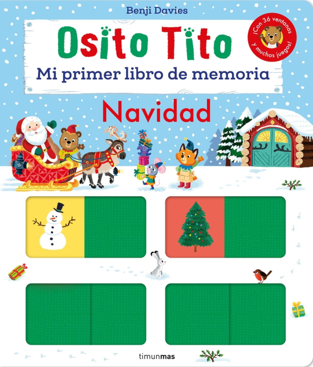 Knjiga Osito Tito. Mi primer libro de memoria. Navidad Benji Davies
