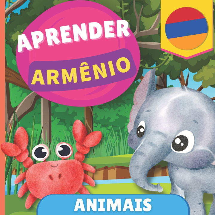 Knjiga Aprender arménio - Animais GnB
