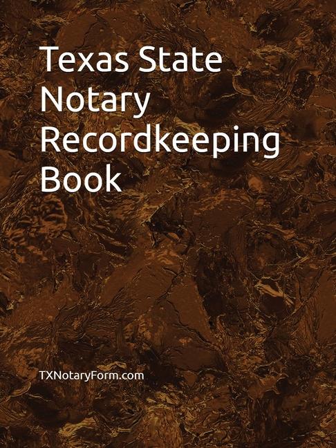 Книга Texas State Notary Recordkeeping Book 
