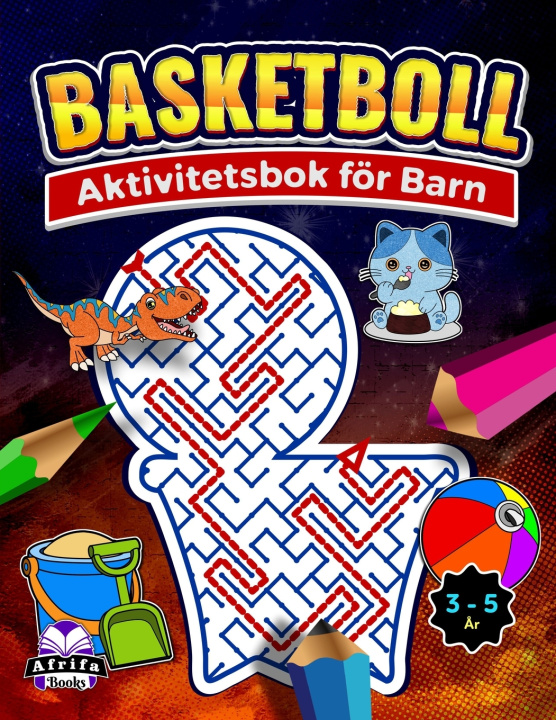 Книга Basketaktivitetsbok för barn Edward Afrifa Manu