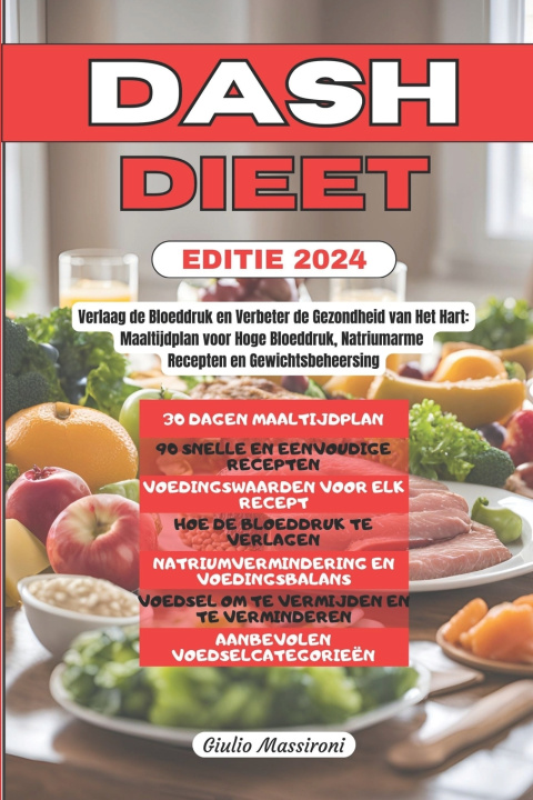 Könyv DASH Dieet Giulio Massironi