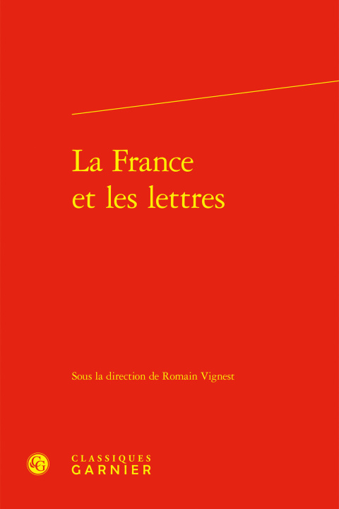 Buch La france et les lettres 
