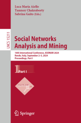 Knjiga Social Networks Analysis and Mining Luca Maria Aiello