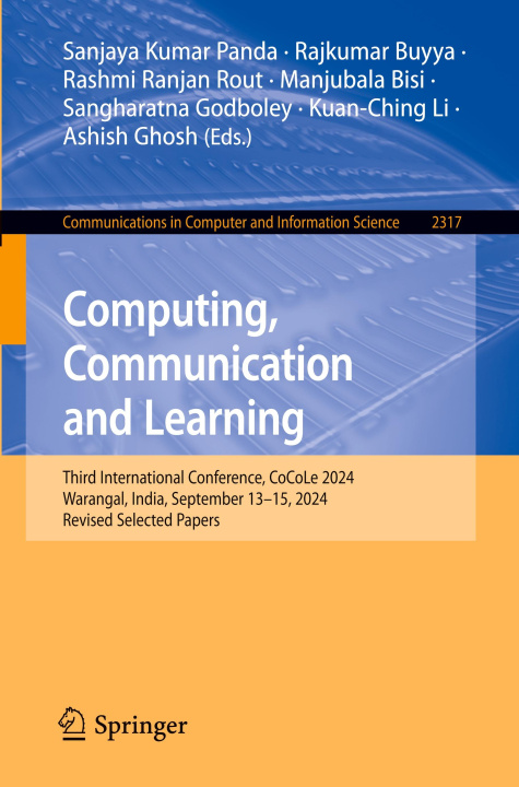 Knjiga Computing, Communication and Learning Sanjaya Kumar Panda