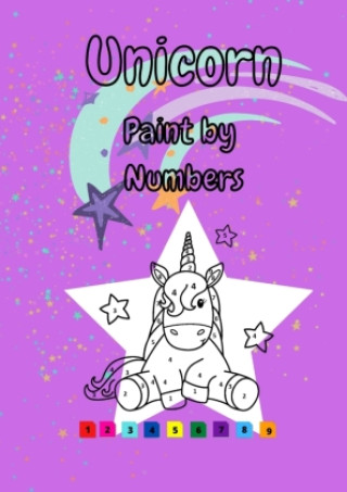 Book Unicorn Paint by Numbers Joe Hammoud