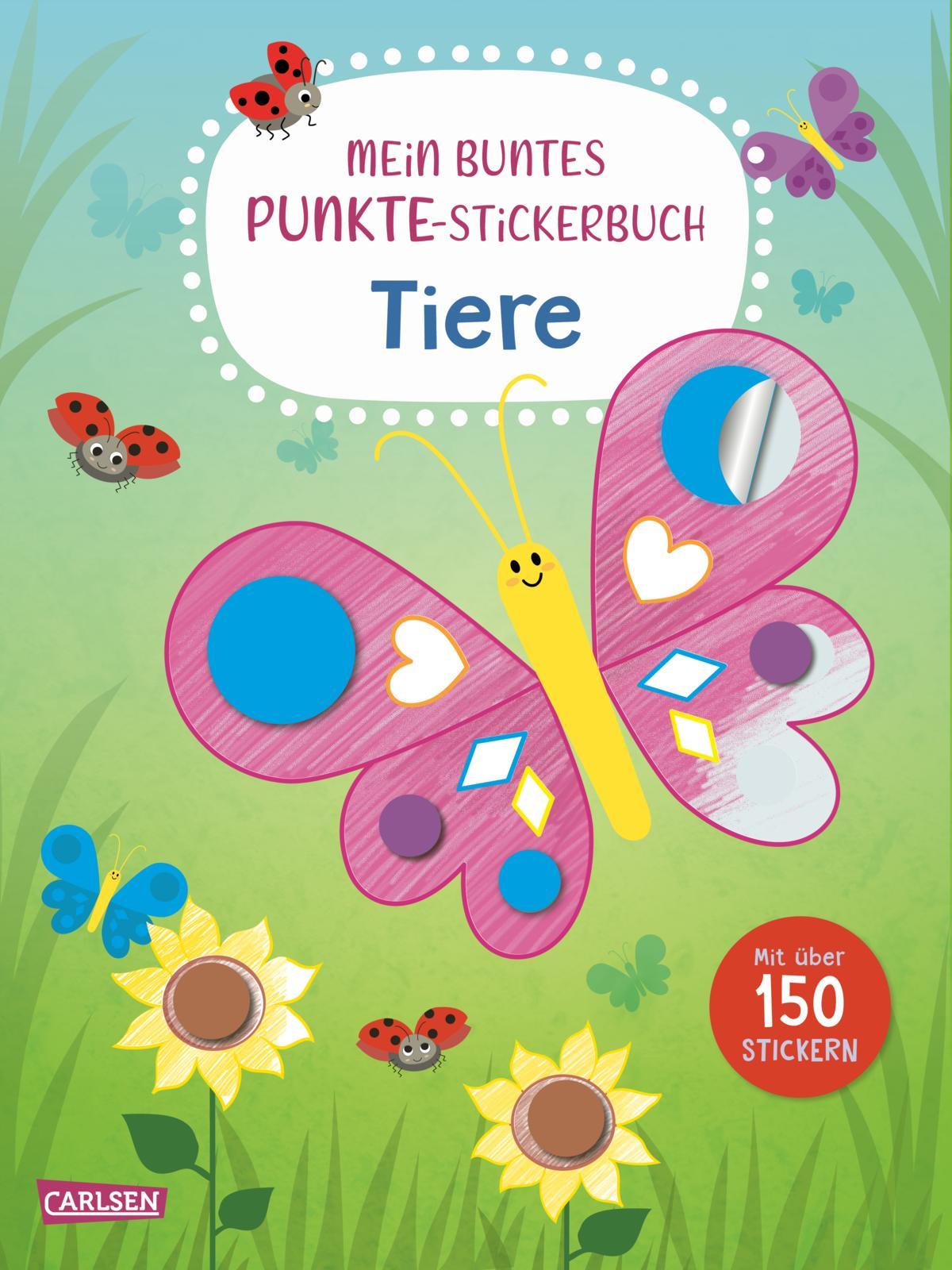 Libro Mein buntes Punkte-Stickerbuch: Tiere Carmen Eisendle