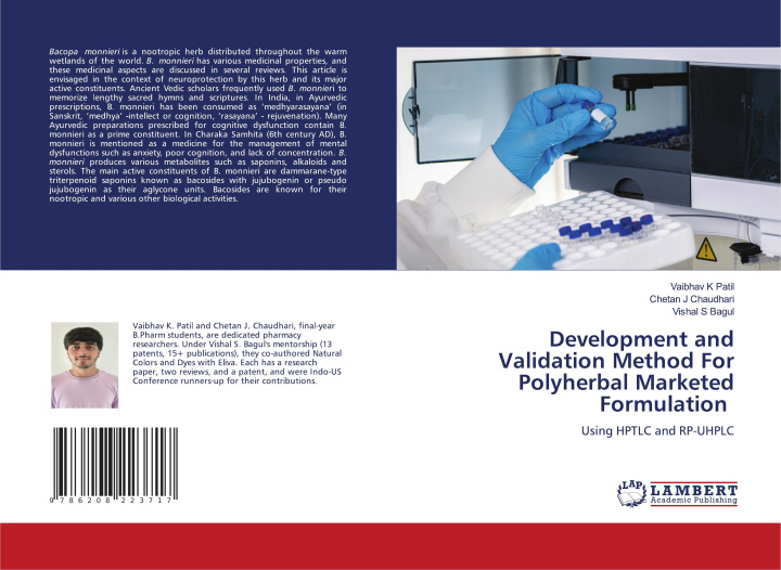 Knjiga Development and Validation Method For Polyherbal Marketed Formulation Vaibhav K Patil
