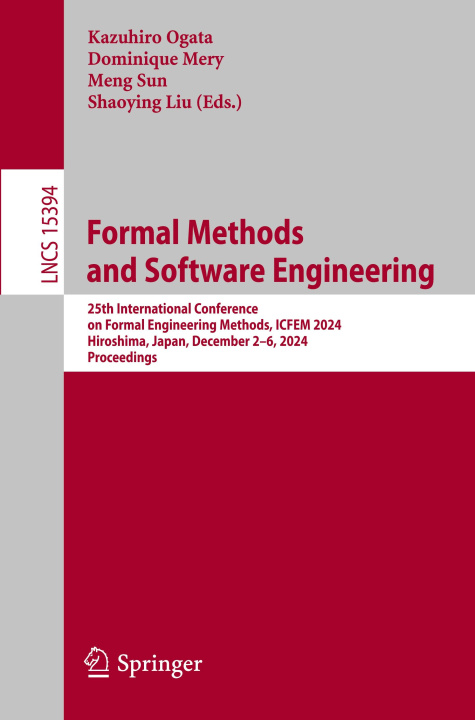 Книга Formal Methods and Software Engineering Kazuhiro Ogata