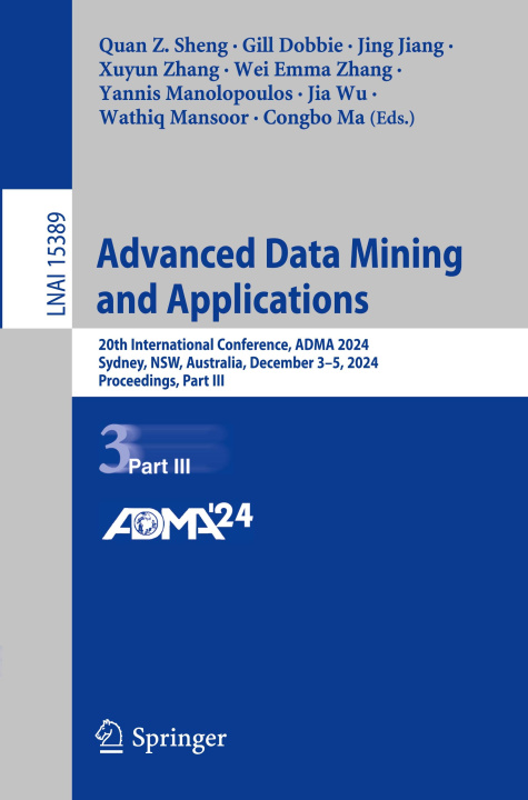 Carte Advanced Data Mining and Applications Quan Z. Sheng