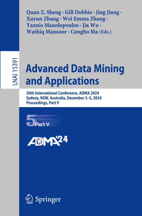 Book Advanced Data Mining and Applications Quan Z. Sheng