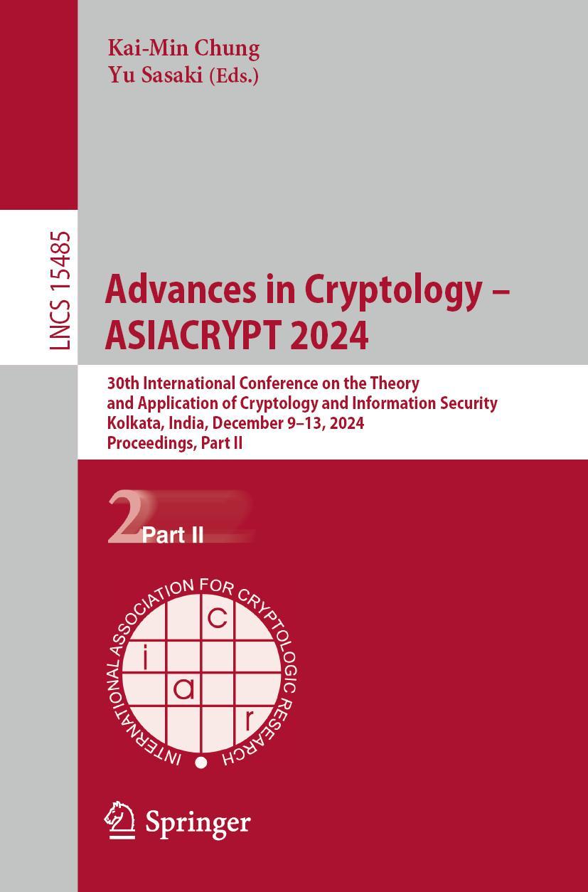 Buch Advances in Cryptology - ASIACRYPT 2024 Kai-Min Chung