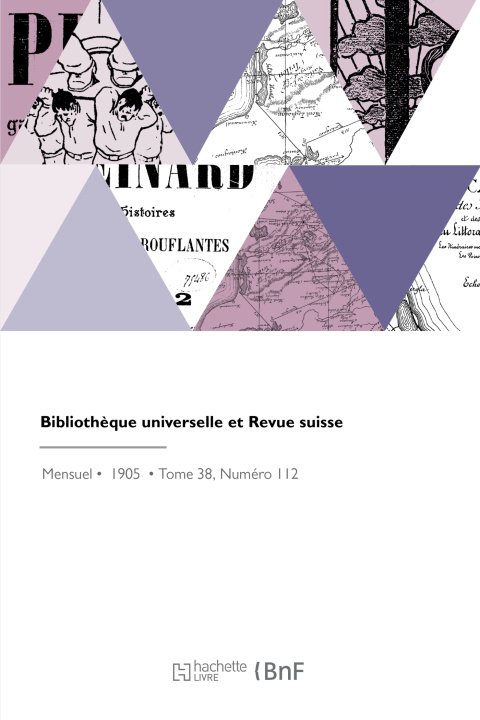 Buch Bibliothèque universelle et Revue suisse 
