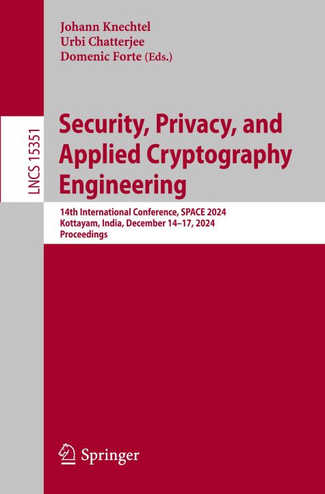Boek Security, Privacy, and Applied Cryptography Engineering Johann Knechtel