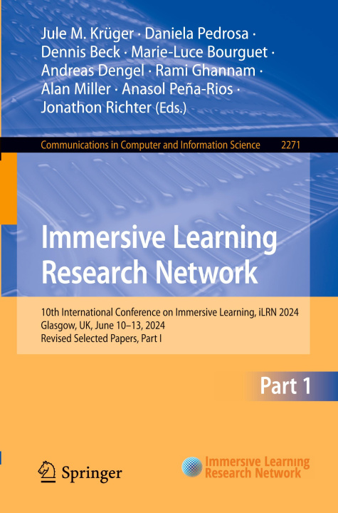 Book Immersive Learning Research Network Jule M. Krüger