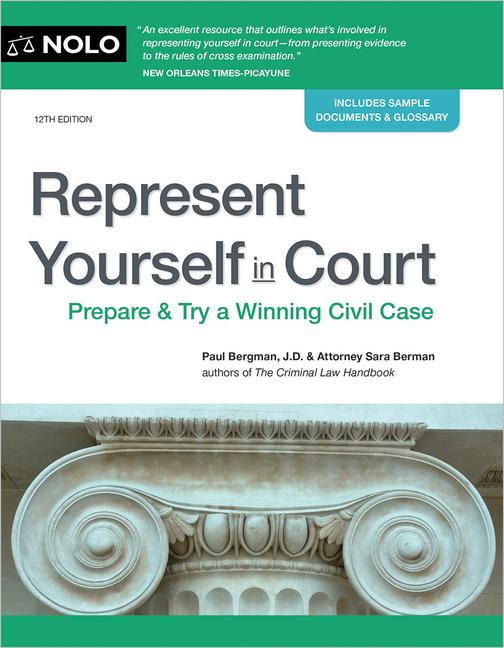 Buch Represent Yourself in Court E12
