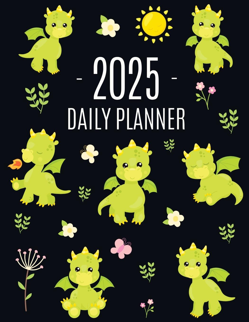 Libro Dragon Planner 2025 Happy Oak Tree Press